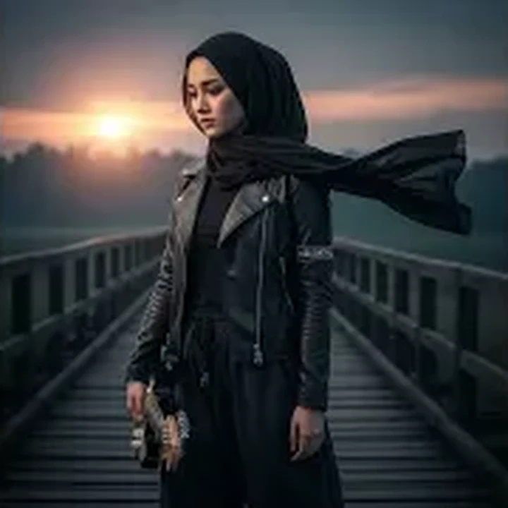 Duka Di Titian Senja artwork